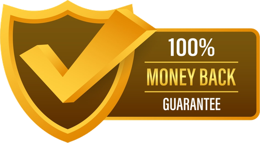 100 percent money-back guarantee