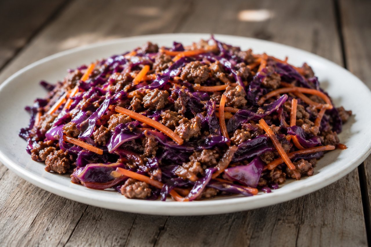 Beef and Cabbage Stir-Fry