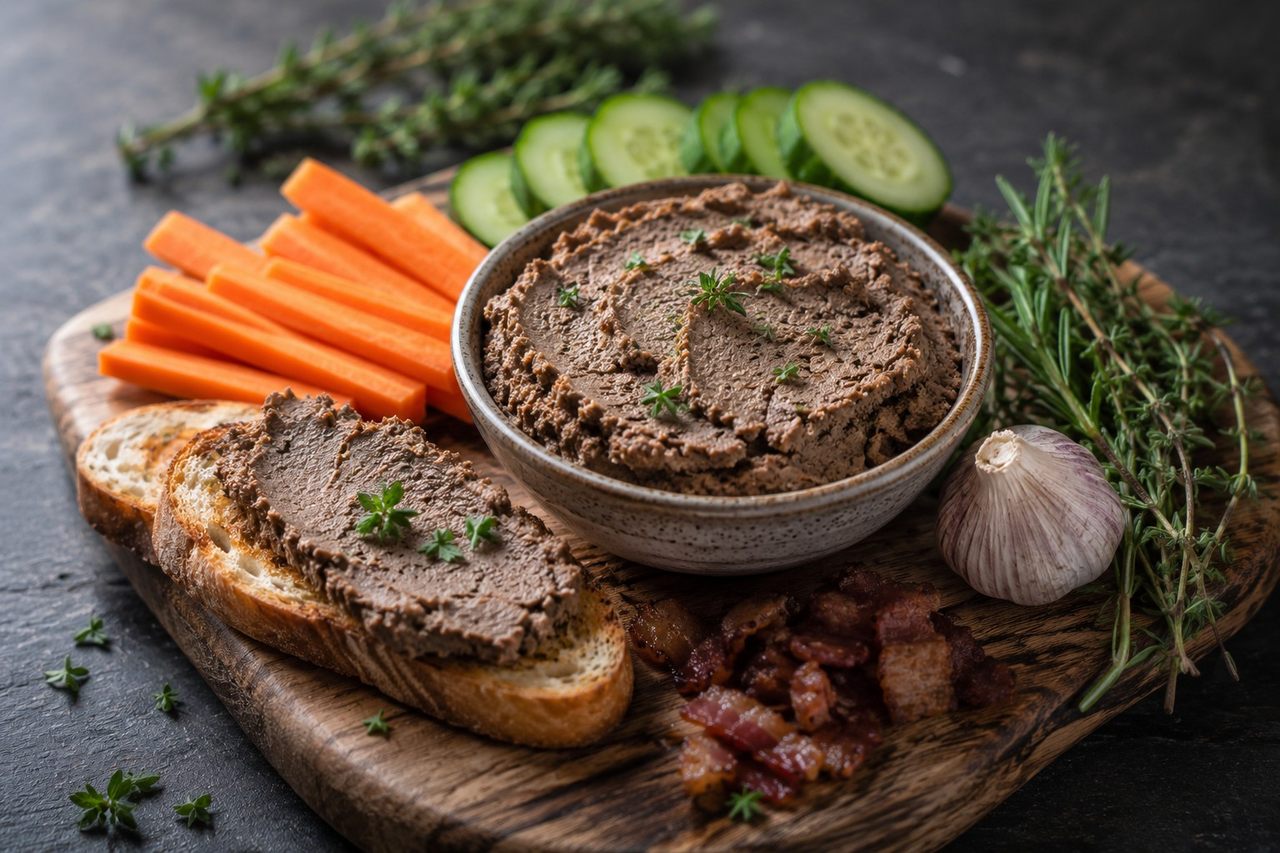 Bacon and Beef Liver Pate