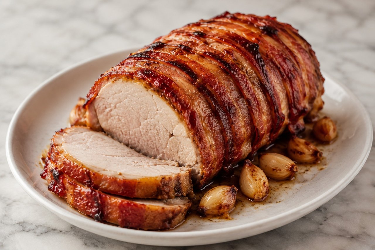 Bacon-Wrapped Pork Roast