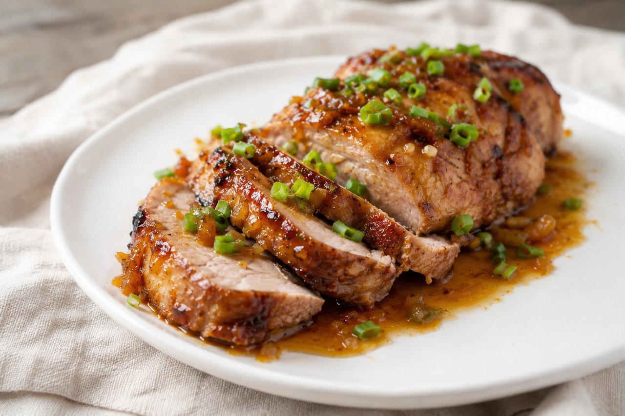 Orange-Glazed Pork Tenderloin