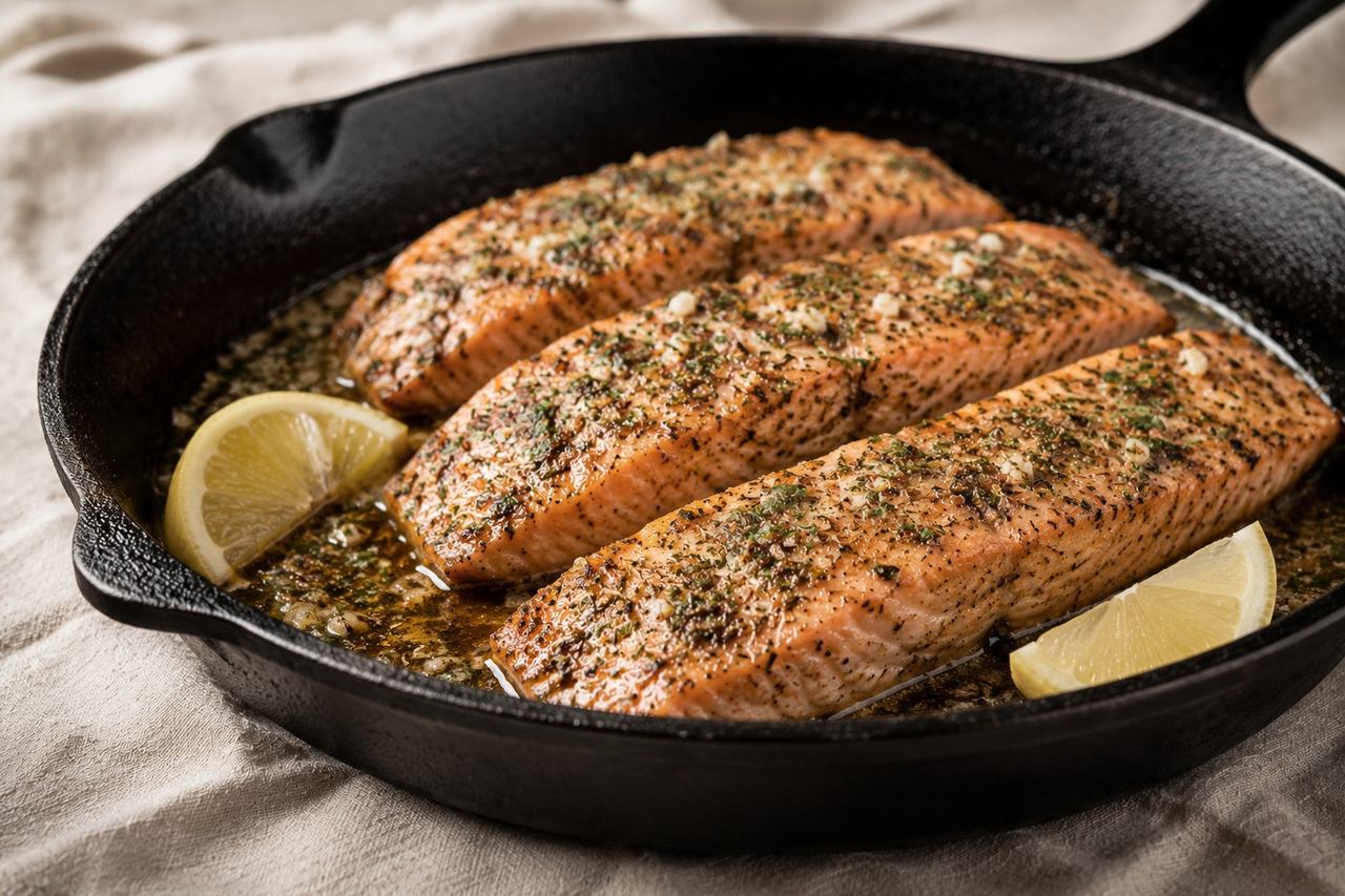 Savory Baked Salmon