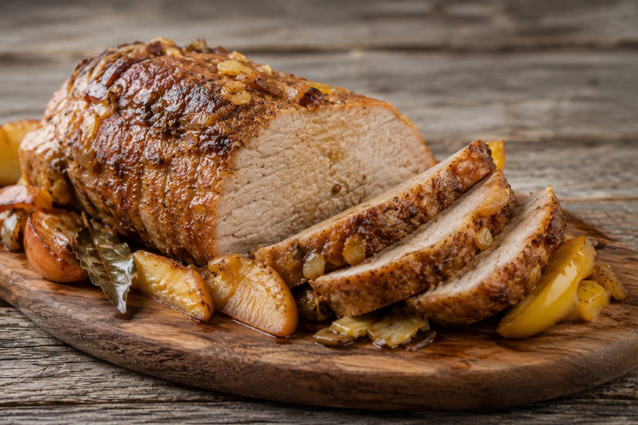 Cinnamon-Apple Pork Roast
