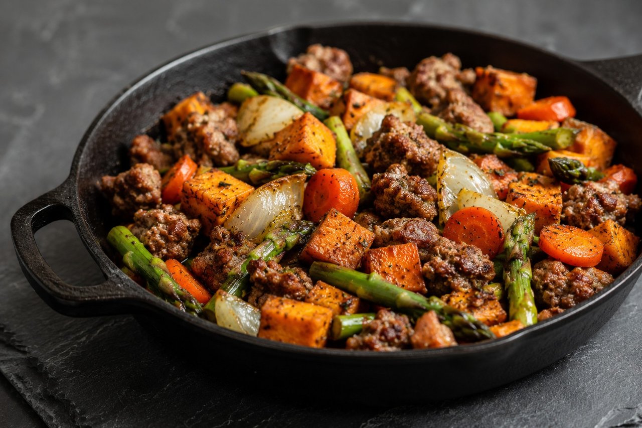 Roasted Sausage and Vegetables