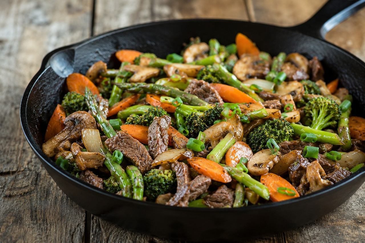 5-Veggie Beef Stir-Fry