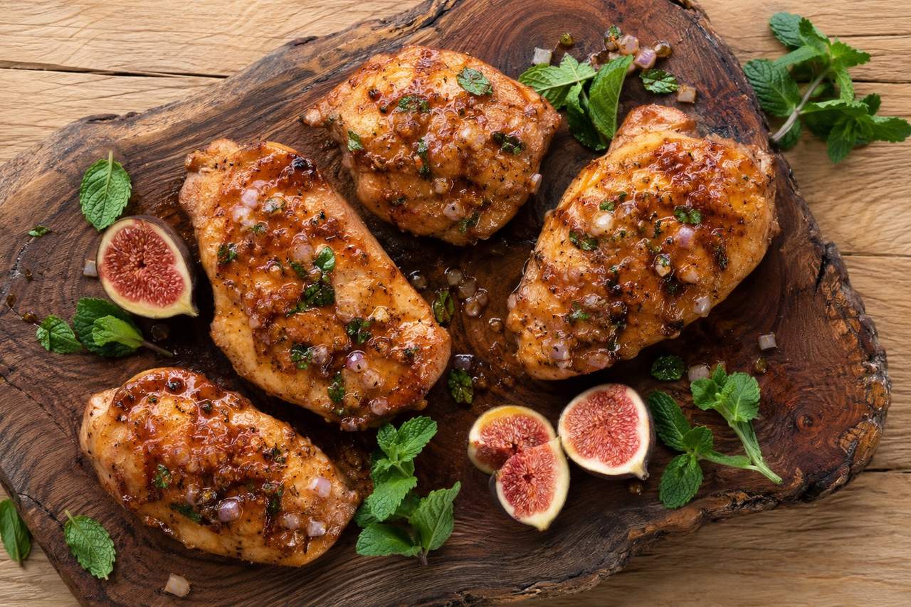Fig-Glazed Chicken