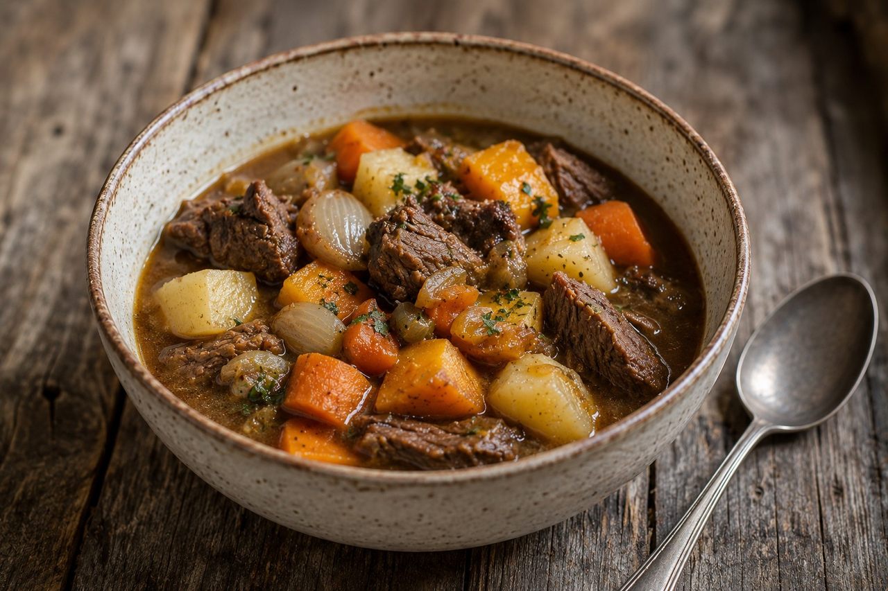 Root Vegetable Beef Stew