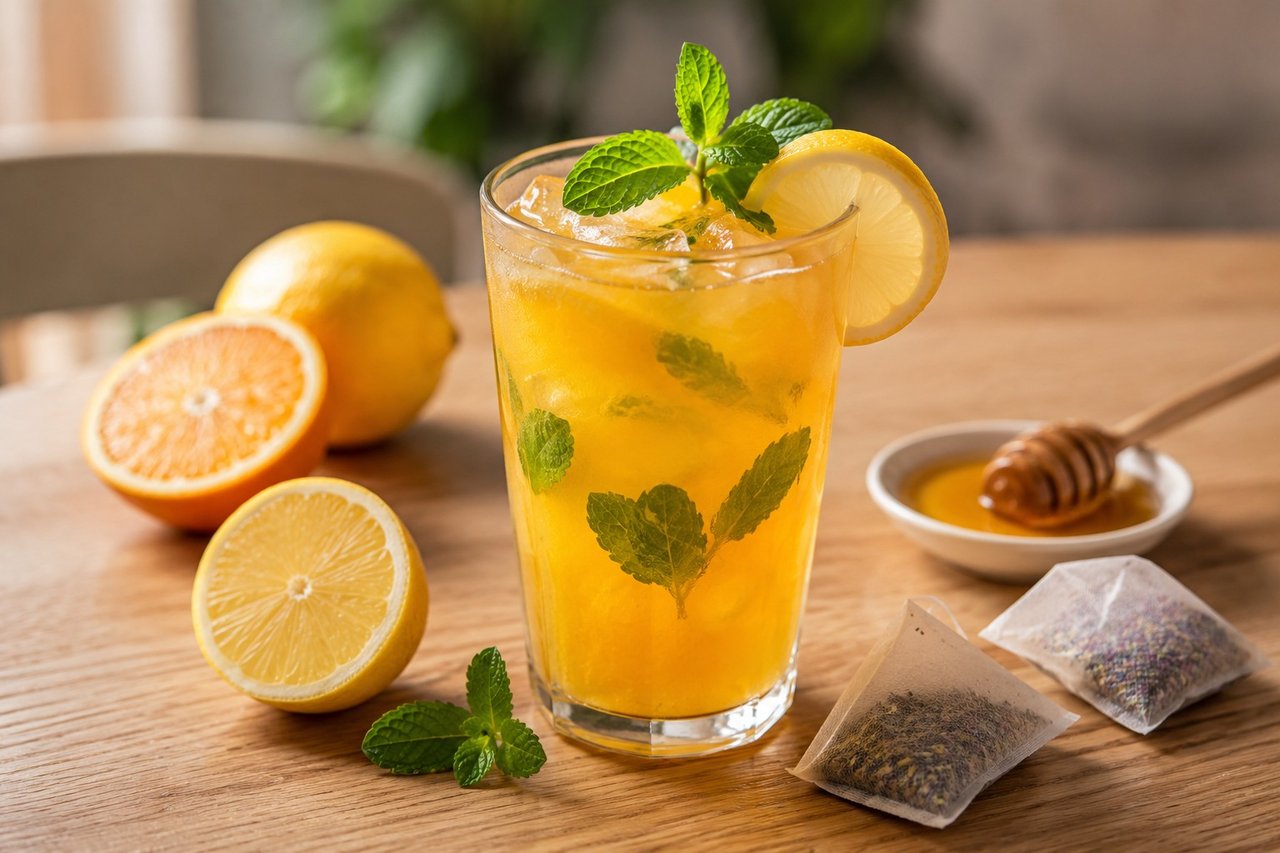 Honey citrus mint tea: the warm cup for the day you feel under the weather