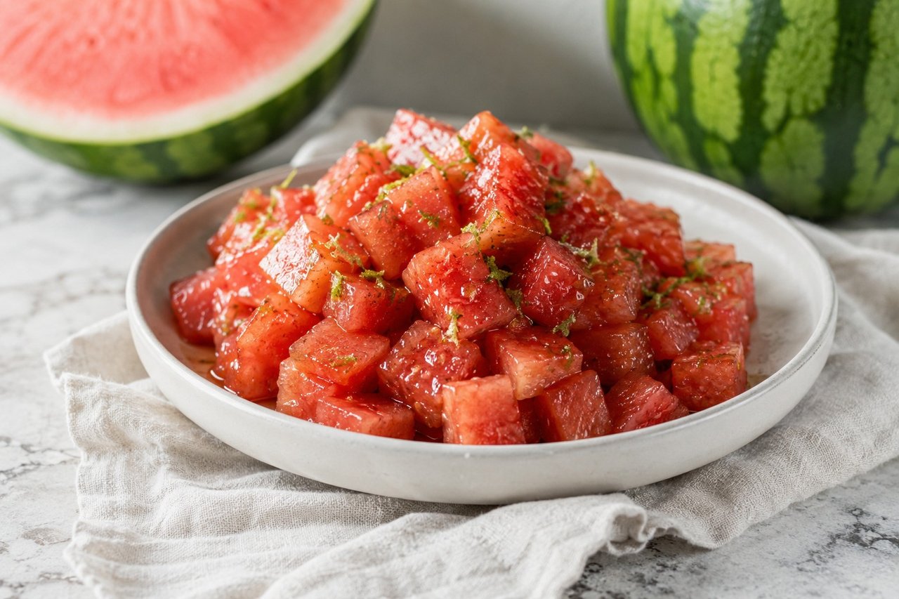 Candied watermelon: a snack with 1 ingredient and an honest label