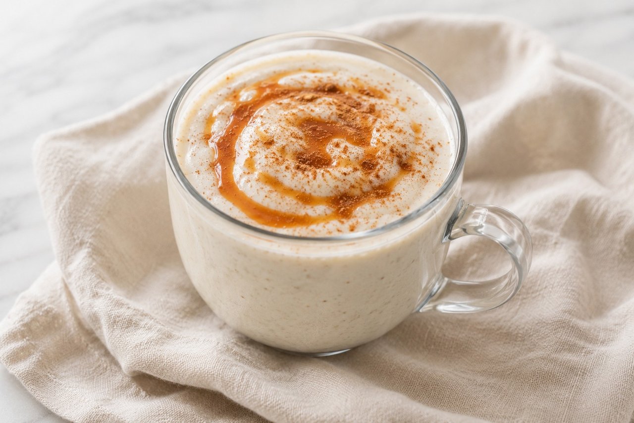 Apple lassi: a 3-ingredient drink for the in-between hours