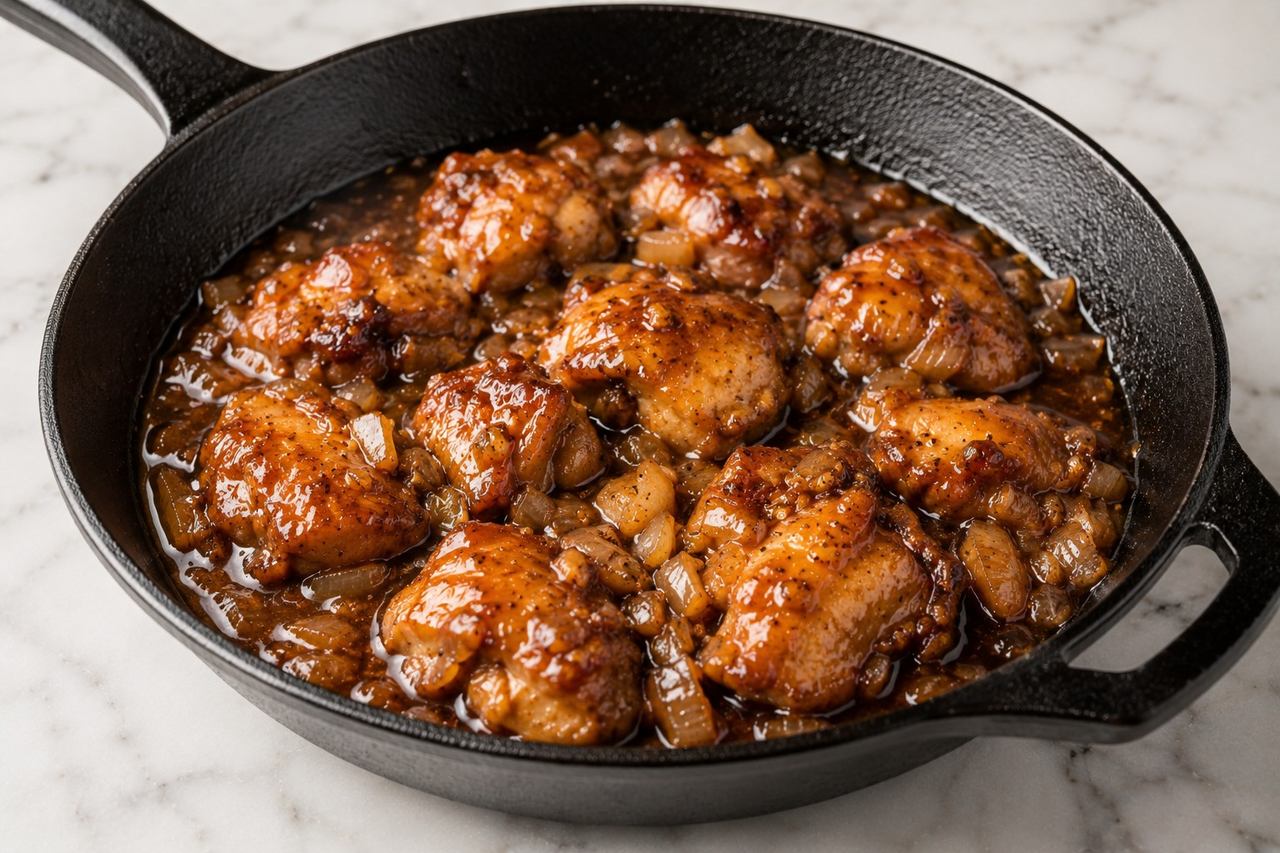 Bourbon Chicken: the takeout flavor, no bourbon, no soy, no nightshade
