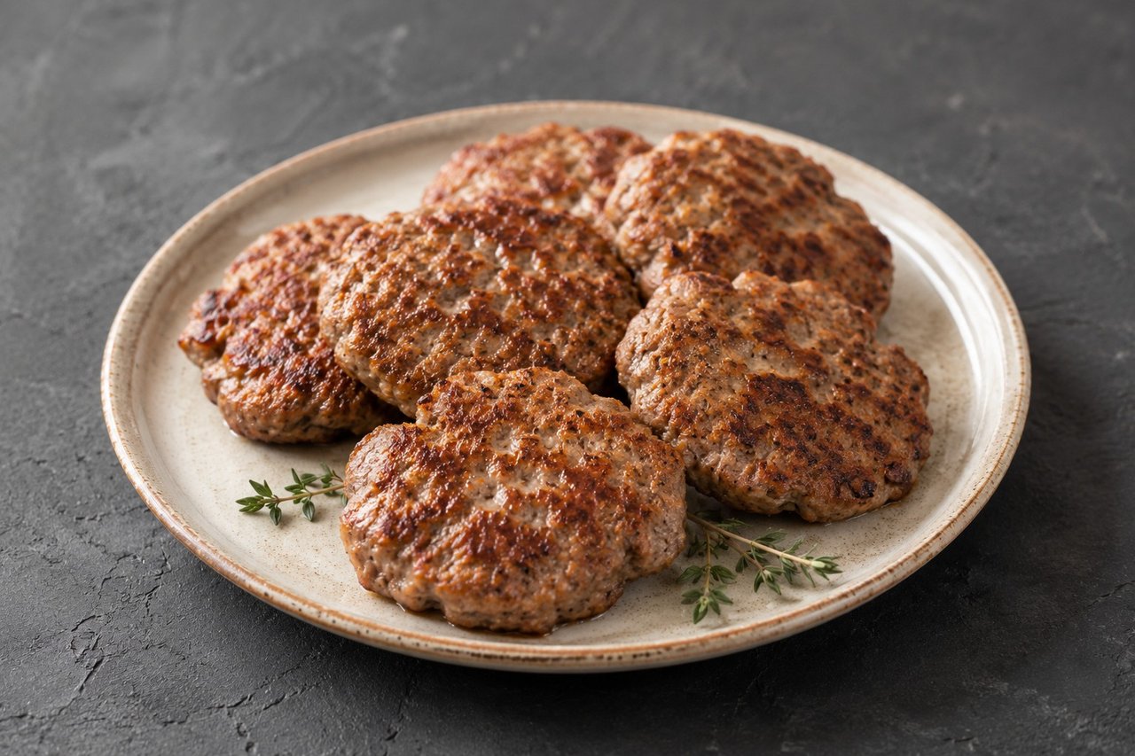 Homemade breakfast sausage patties
