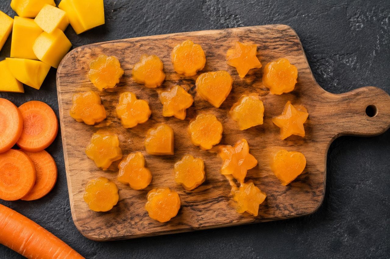 Soft fruit gummies that quietly mend the gut