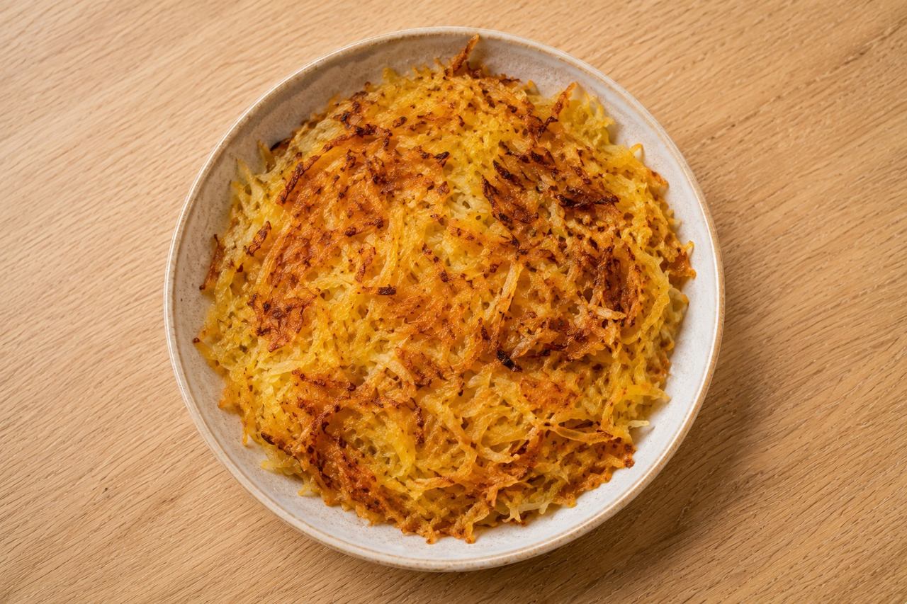 Crisp hashbrowns without the potato