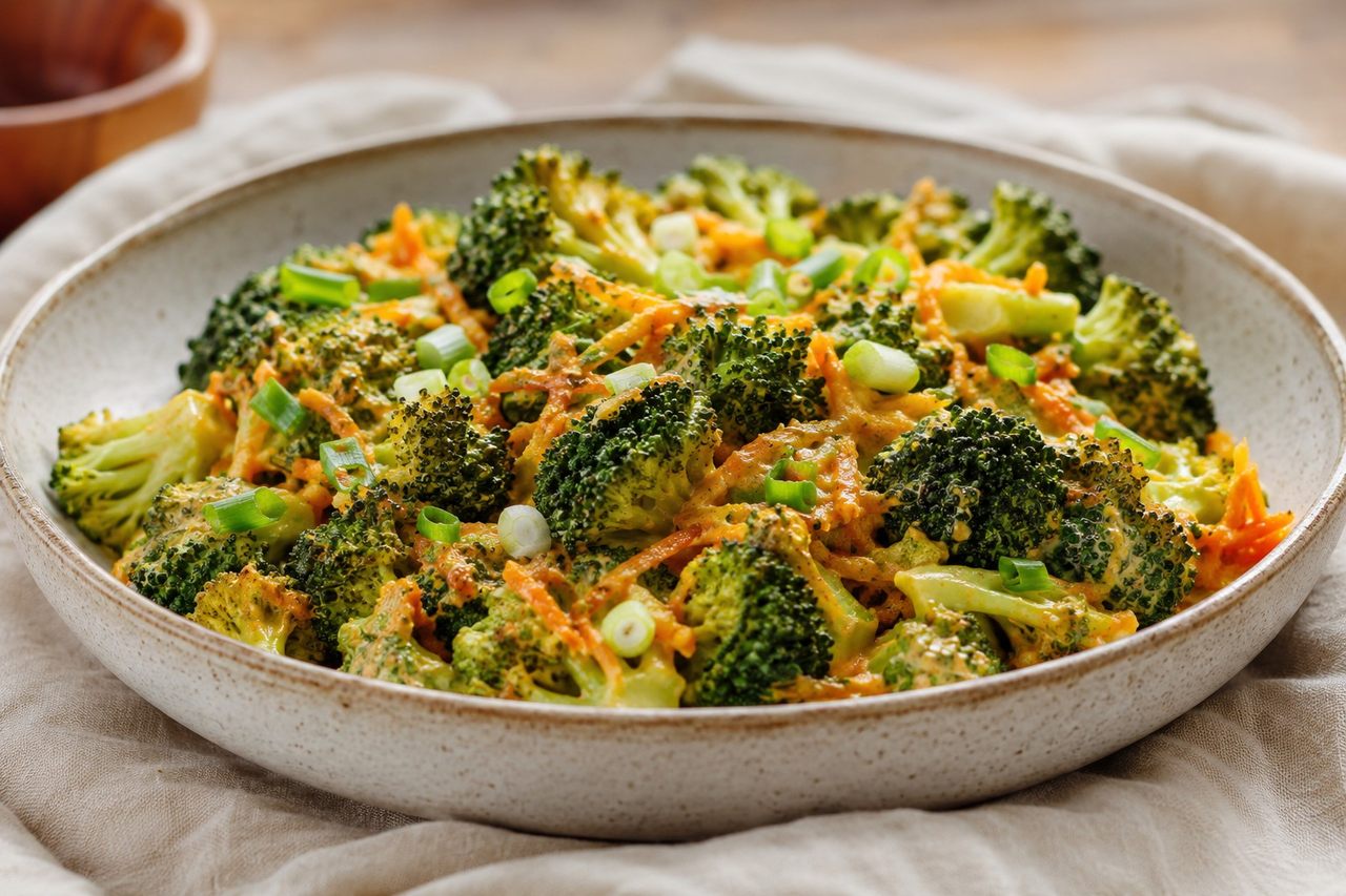 Broccoli with warm spice and not a single nightshade