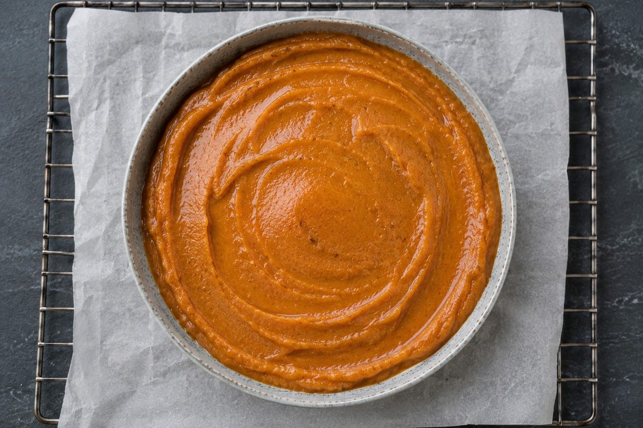 Pumpkin pie filling, without the pie or the eggs