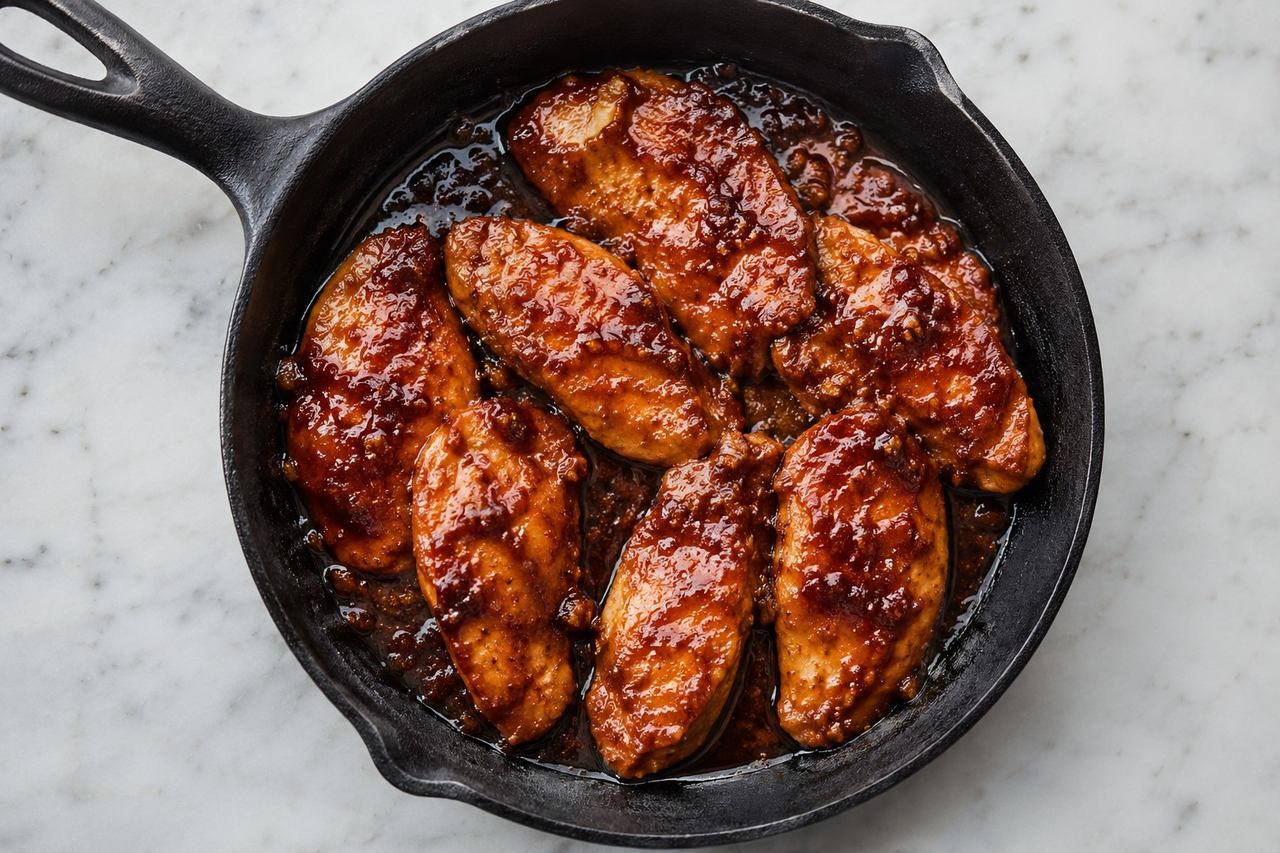 Sweet and sticky chicken without the takeout