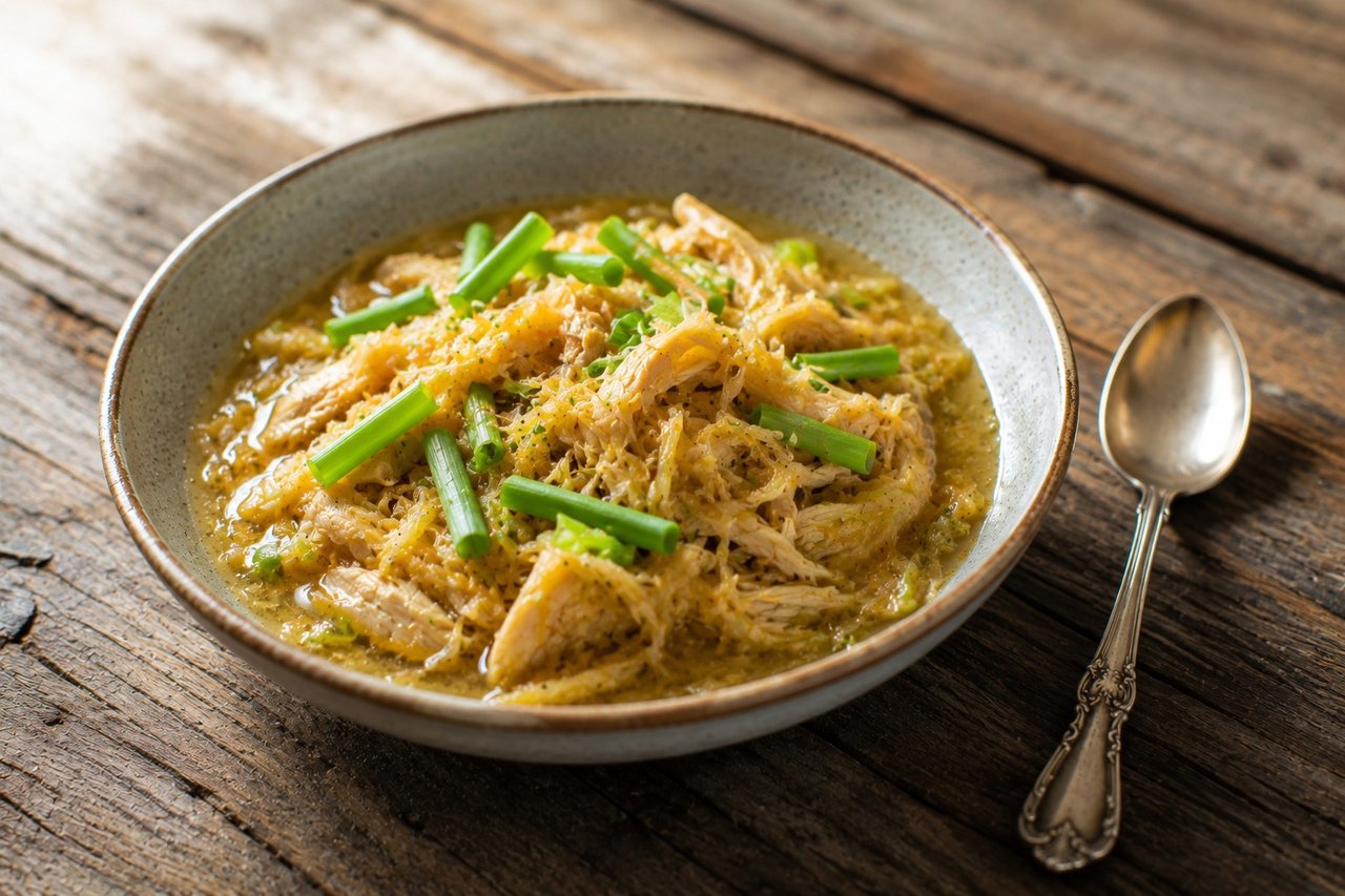 A grain-free chicken long rice that warms you from the inside out
