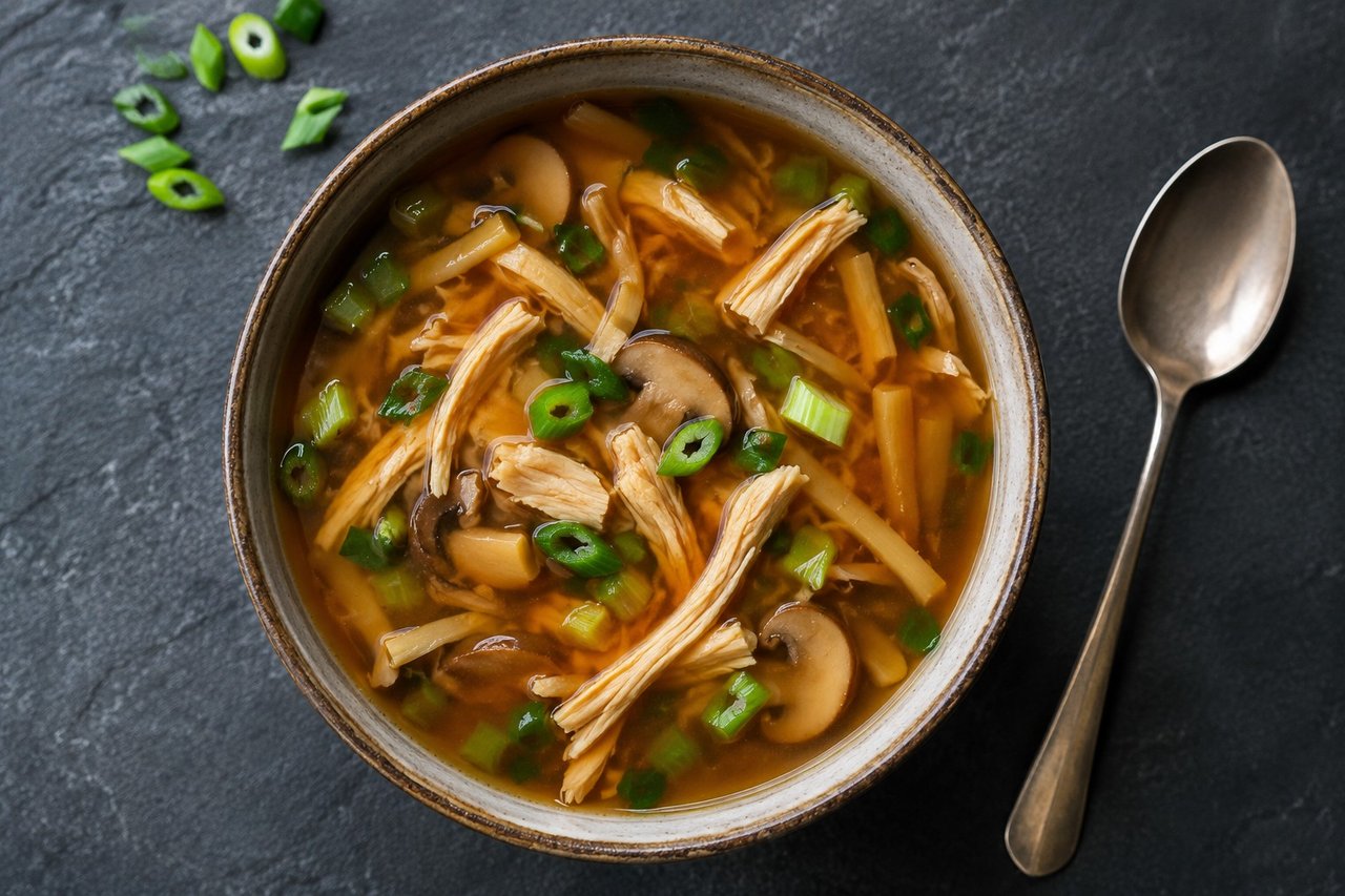 A hot and sour soup that keeps the comfort and skips the pepper heat