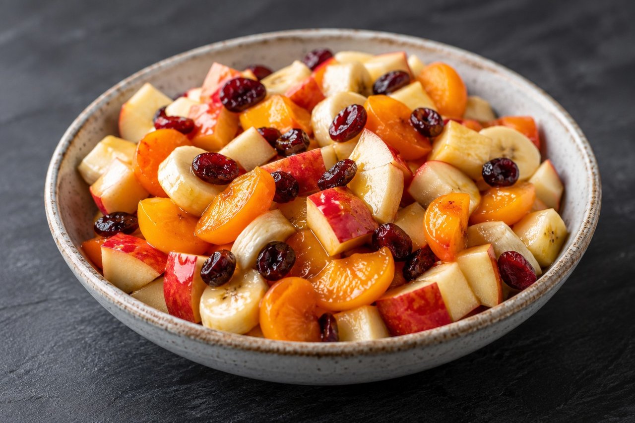 A cool bowl of bright fruit for the elimination days