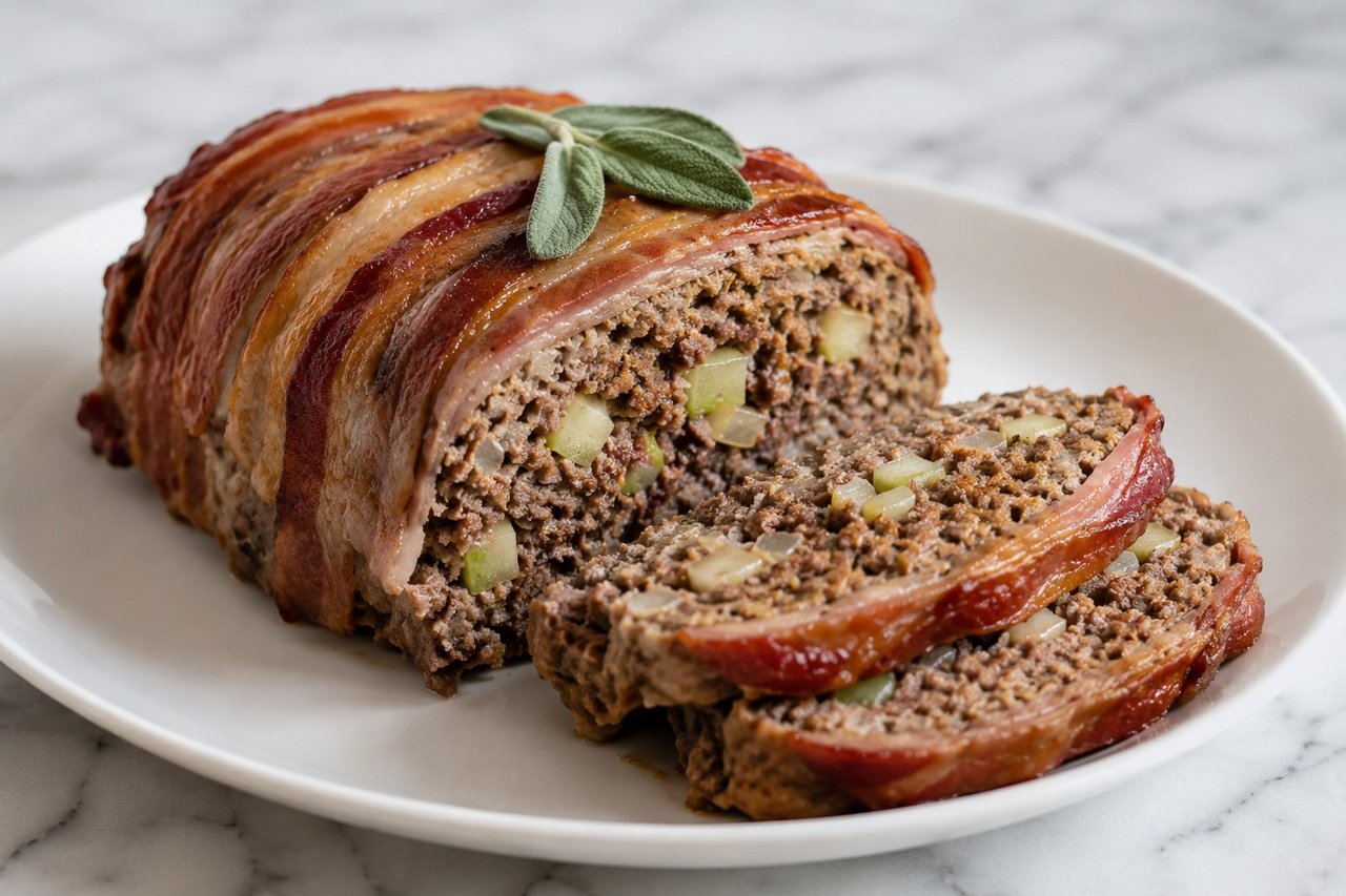 Apple and Sage Elk Meatloaf, the AIP Way