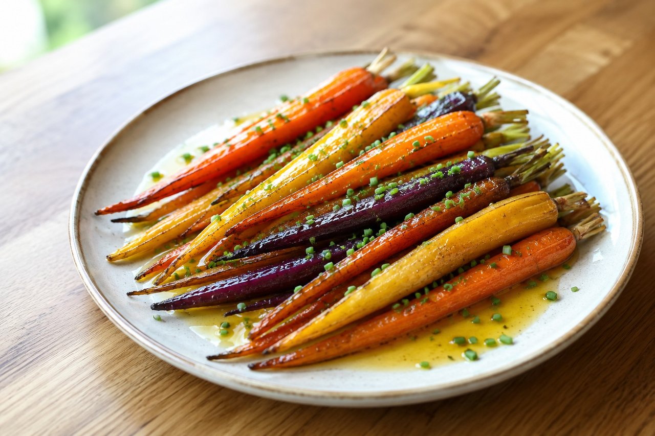 Oven-Roasted Rainbow Carrots with Orange Glaze, the AIP Way