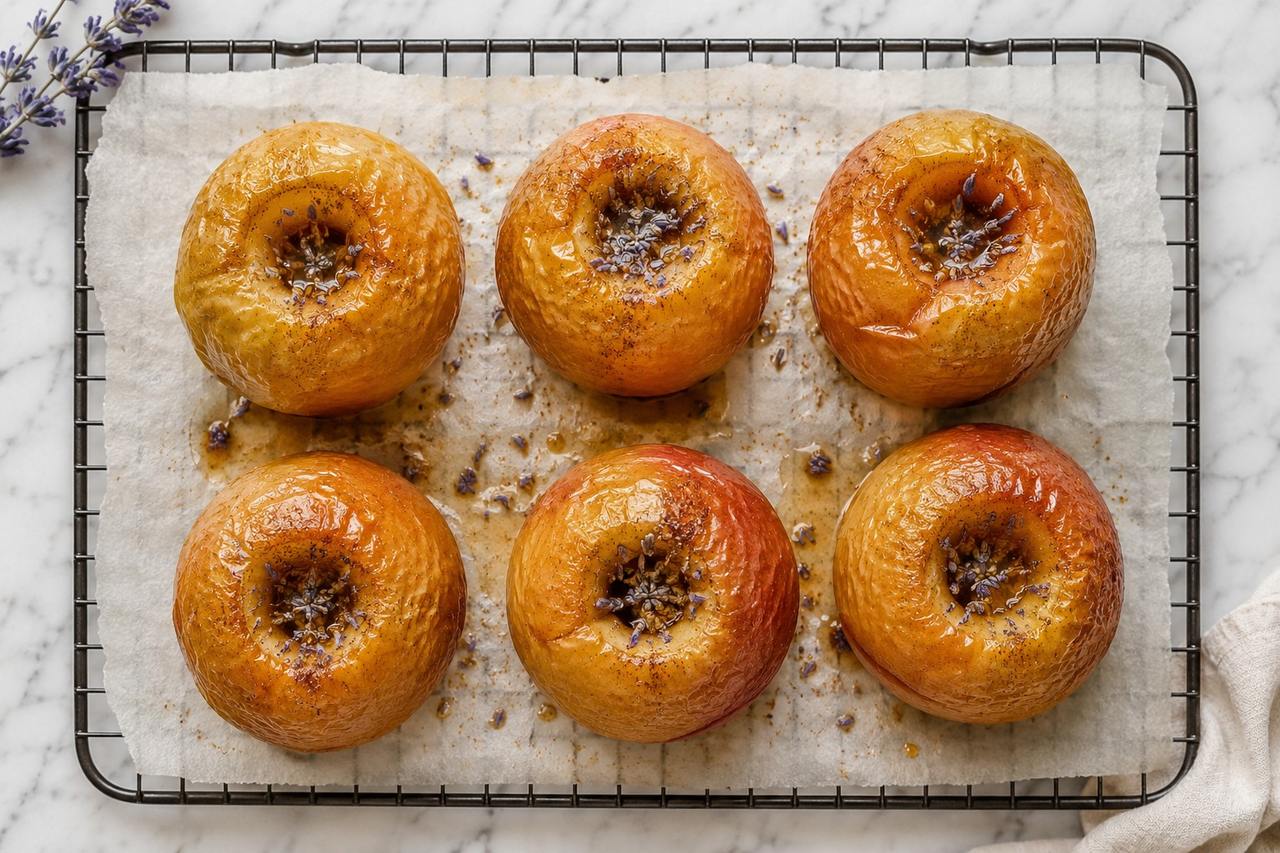 Honey Lavender Oven-Baked Apples, the AIP Way