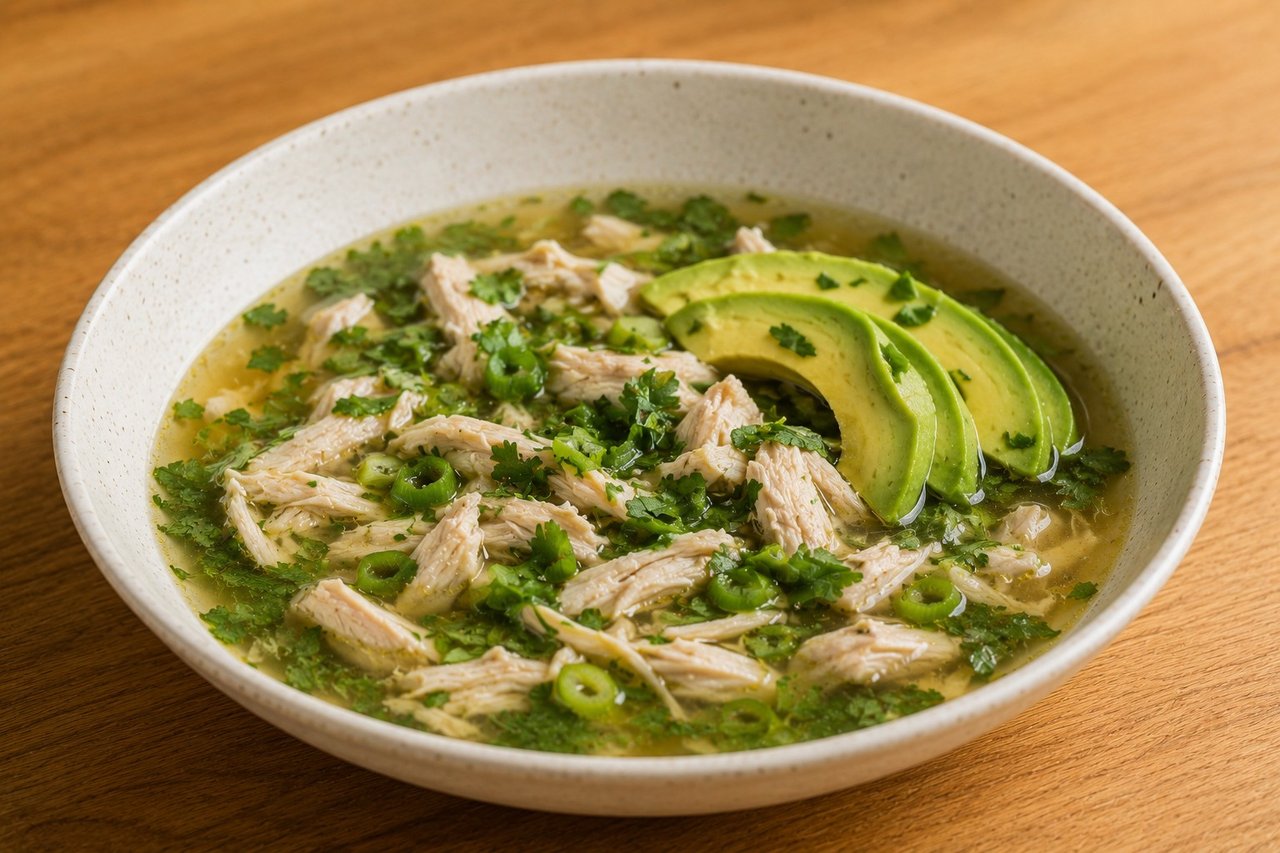 Overnight chicken soup for a savory AIP breakfast