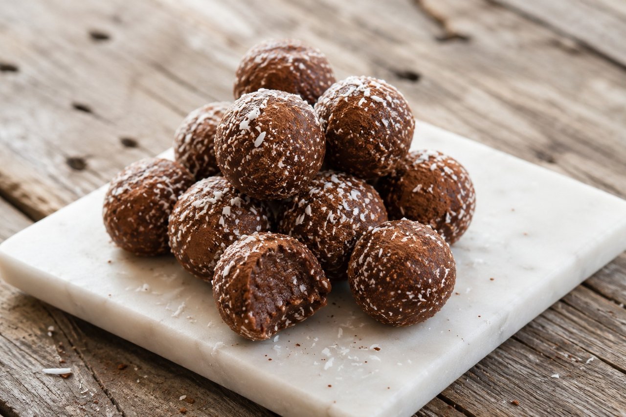 Carob truffles for the chocolate-shaped craving