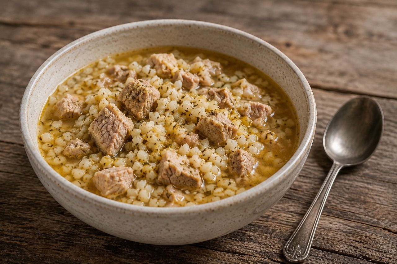 Nightshade-Free Pozole with Riced Cauliflower