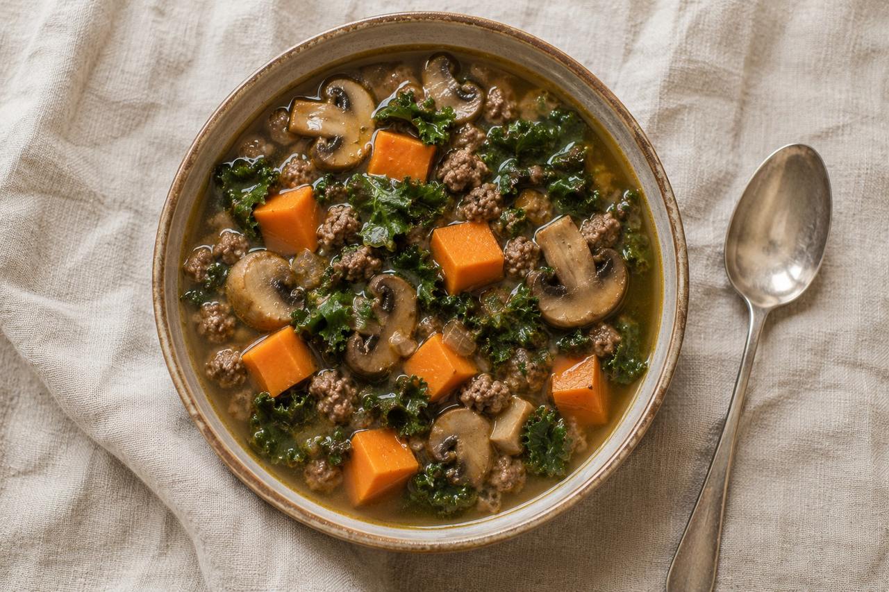 Instant Pot Hamburger Soup