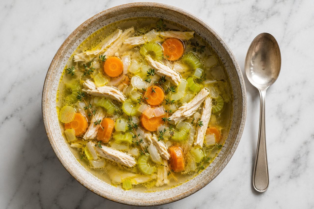 Instant Pot chicken and vegetable soup