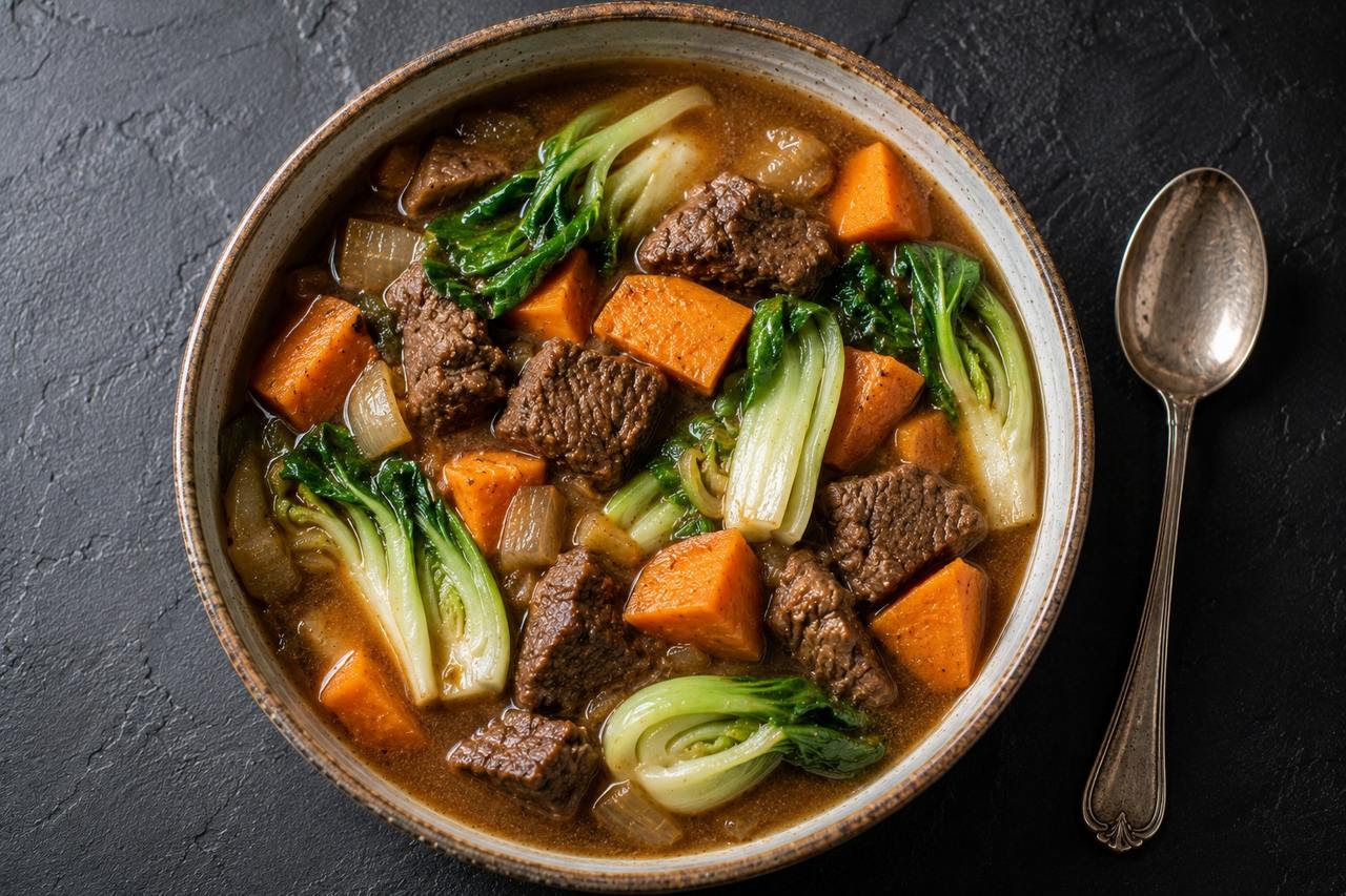 Warming beef stew: a slow, spiced braise that fills the kitchen and holds you