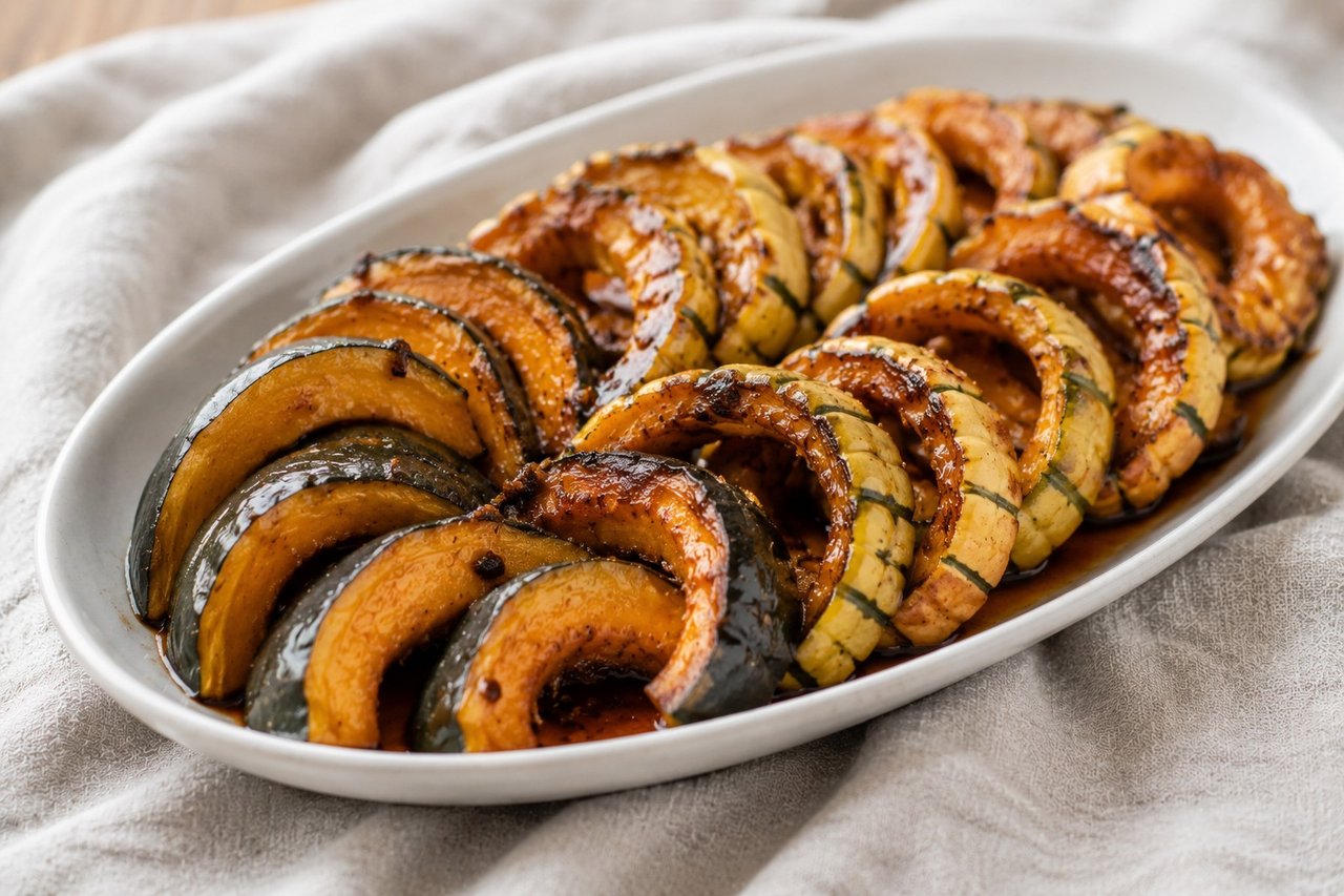 Roasted squash with balsamic-orange glaze: a holiday plate worth celebrating