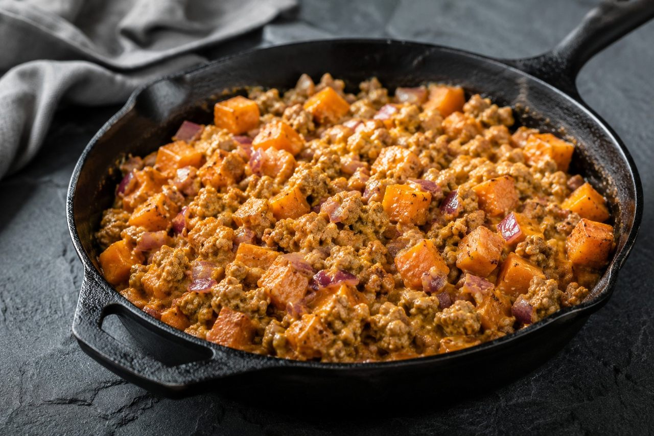 Nightshade-free buffalo chicken skillet: the heat without the pepper