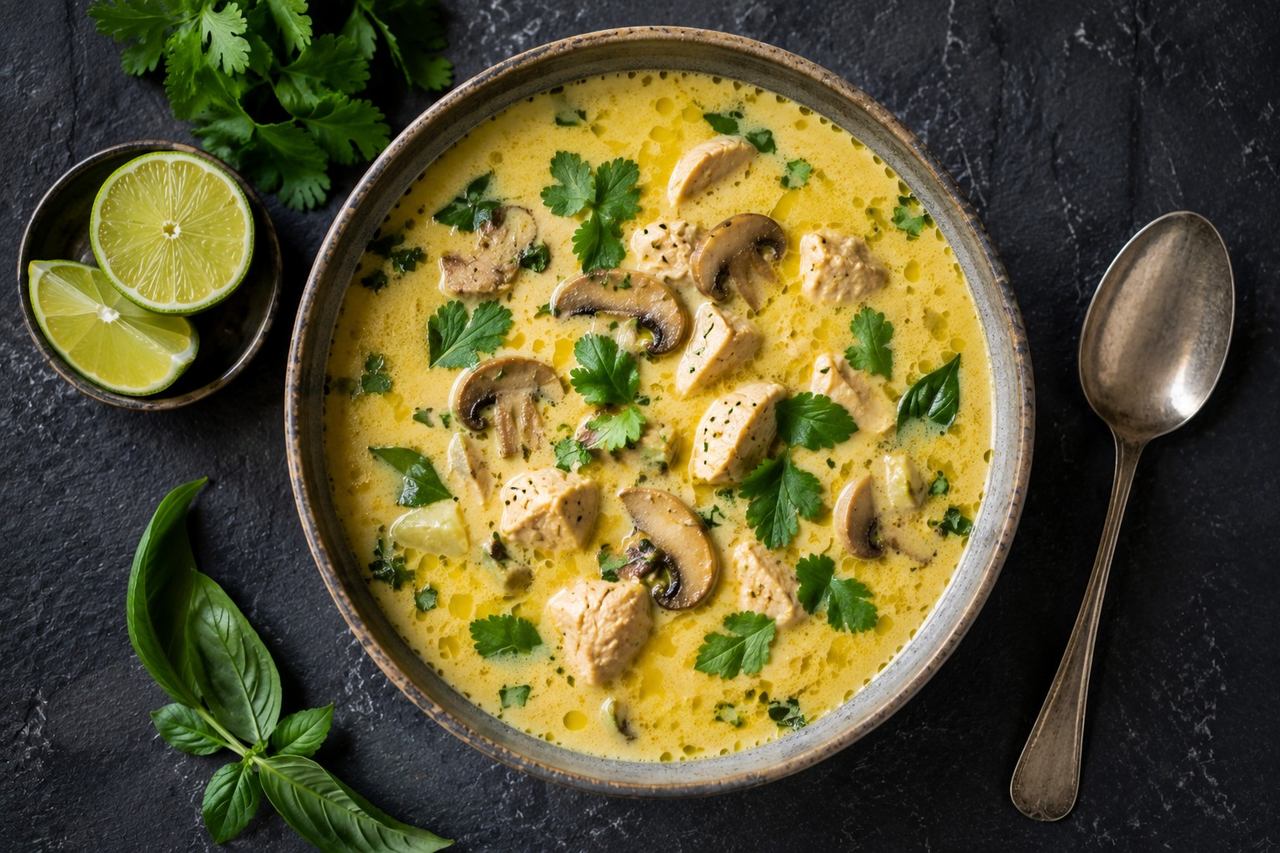 Tom kha gai: the soup that makes the elimination phase feel like a gift
