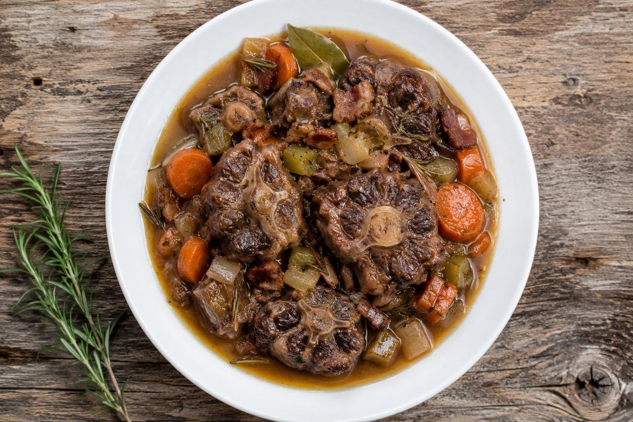 Garlic Rosemary Oxtail Stew - AIP elimination compliant