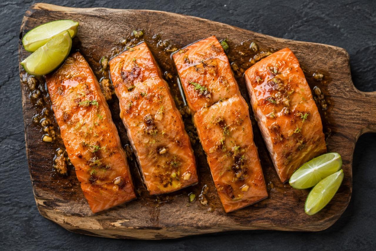 Ginger Lime Salmon with Pan Glaze - AIP elimination compliant