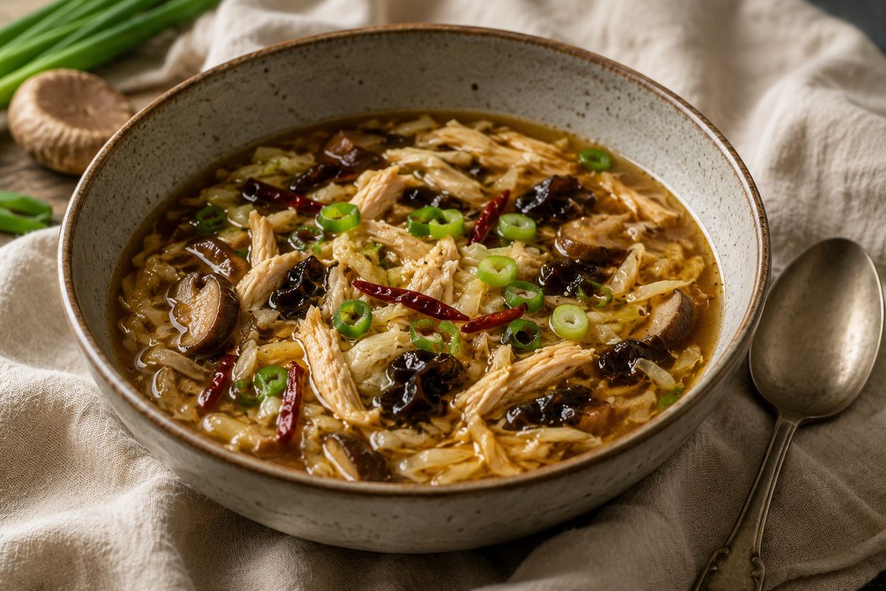 Hot and Sour Chicken Soup - AIP elimination compliant