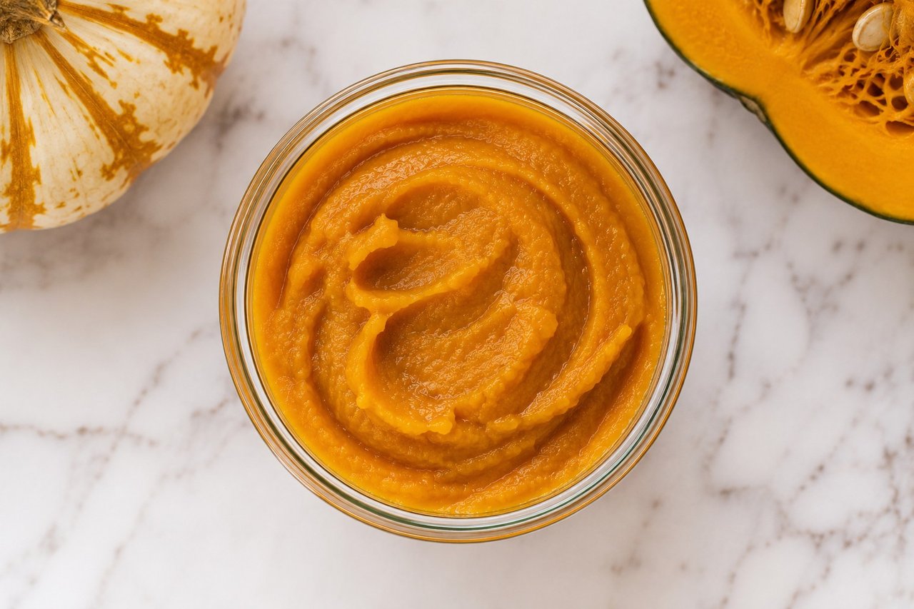 AIP pumpkin puree - roasted-from-scratch base staple replacing the canned version