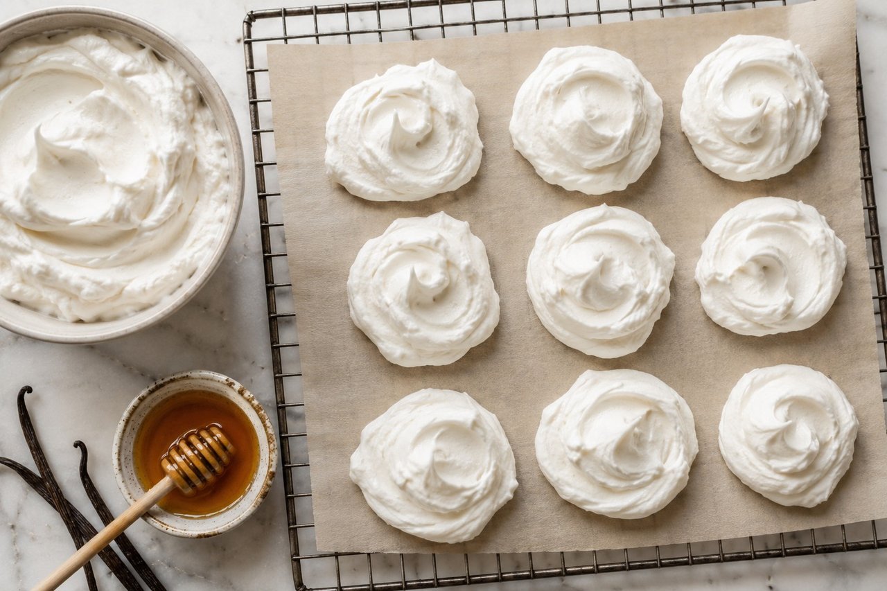 AIP coconut whipped cream - dairy-free whipped topping from coconut cream, honey, and vanilla