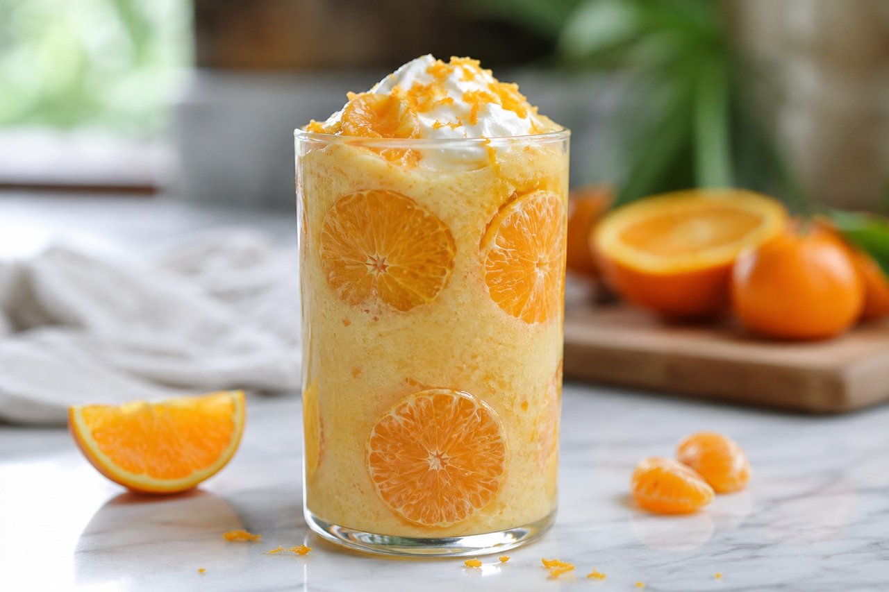 Orange cream smoothie: a bright, kind breakfast