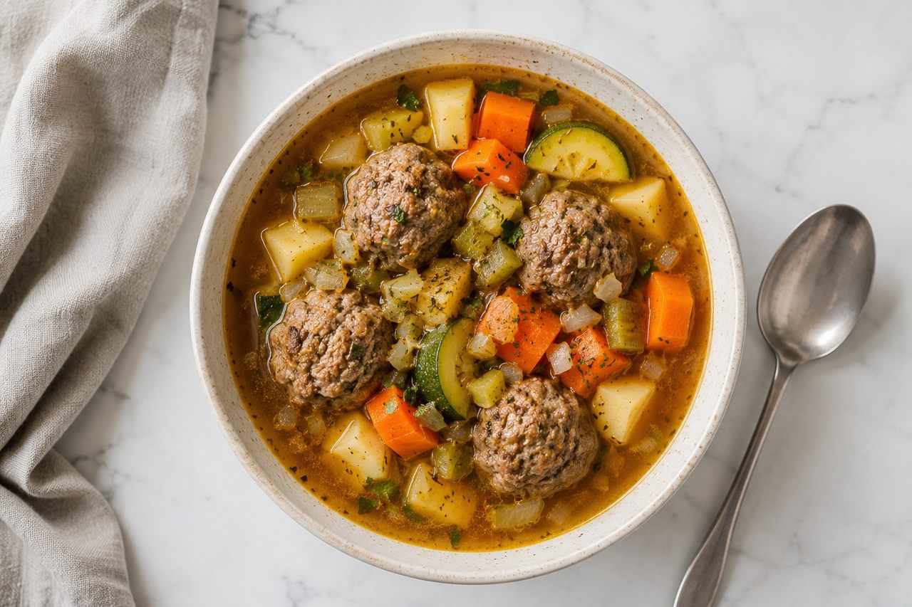 Albondigas Mexican Meatball Soup (AIP)