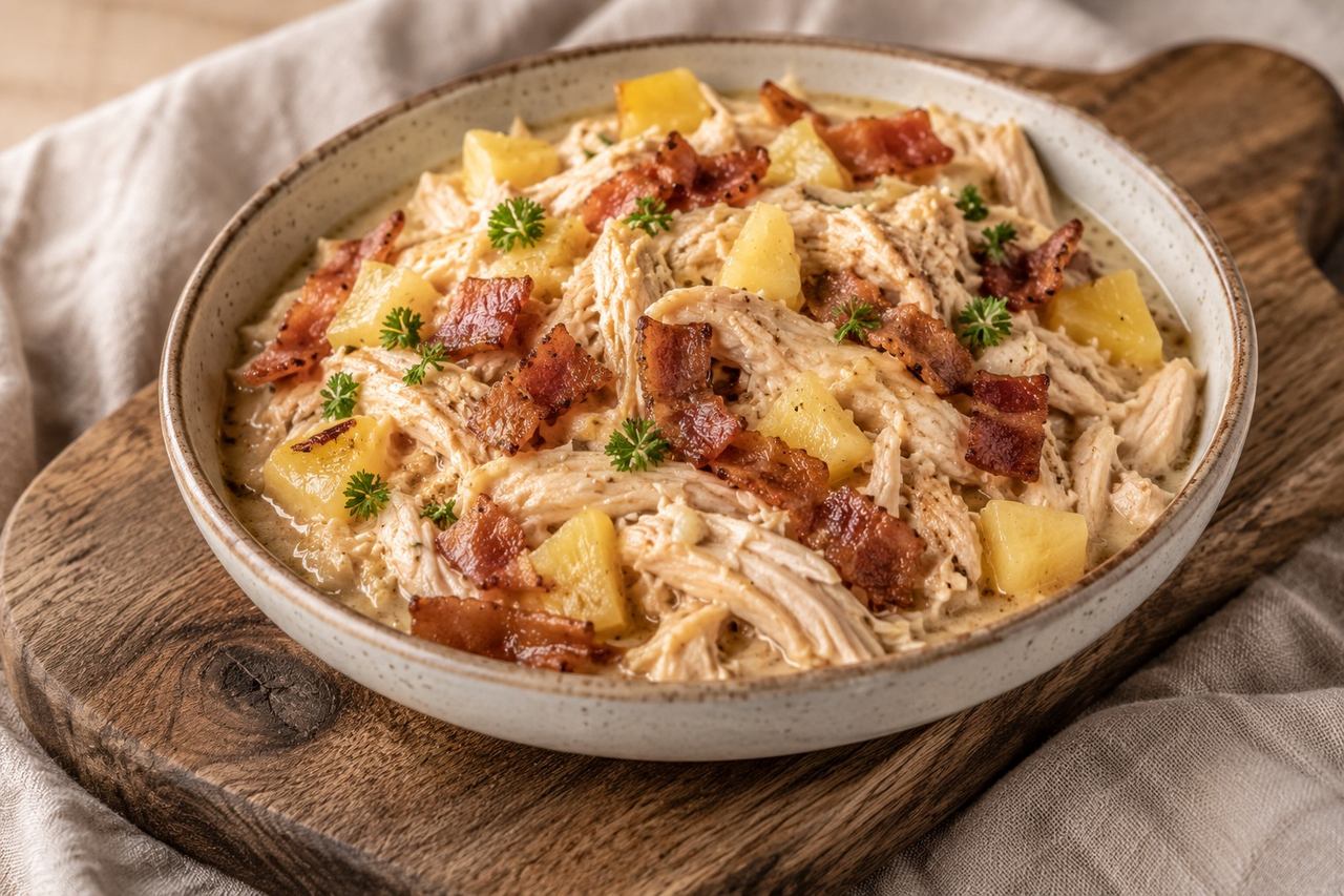 Hawaiian Instant Pot Shredded Chicken - AIP, paleo