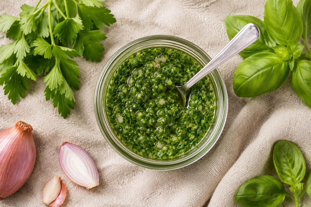 Basil and parsley chimichurri: the herb sauce that makes grass-fed beef worth every bite