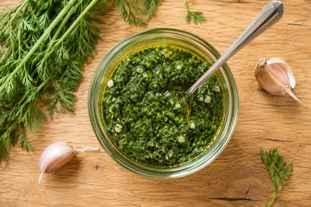 Carrot top chimichurri: the zero-waste herb sauce that belongs in your refrigerator