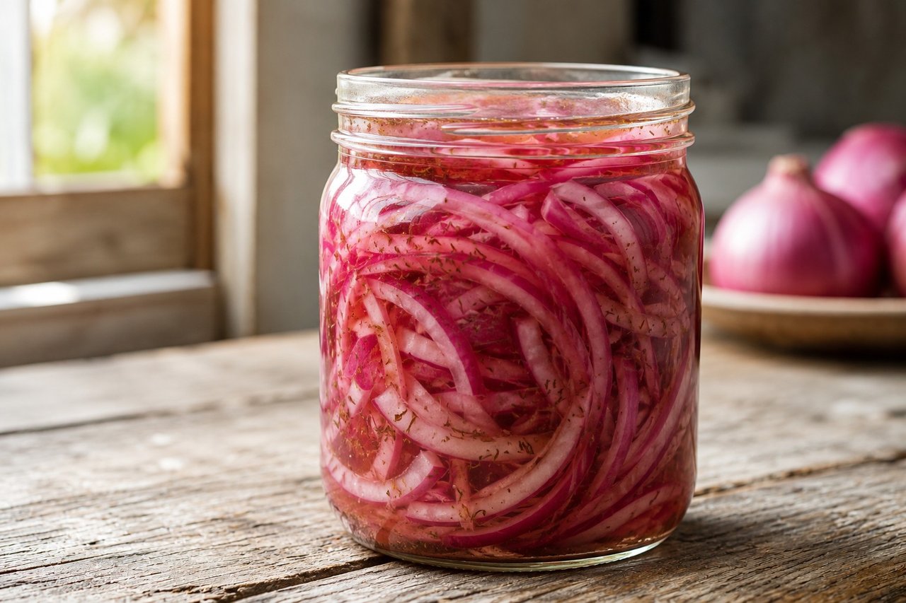 Cinnamon-spiced pickled onions: a warmer take on the jar you already keep