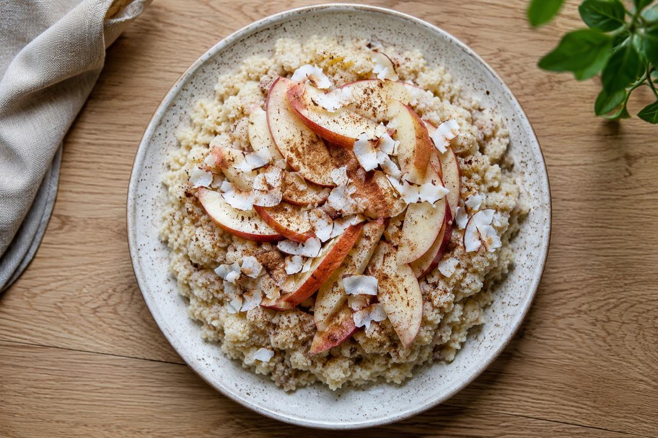 Cauliflower 'oatmeal': the grain-free bowl for mornings oats used to own