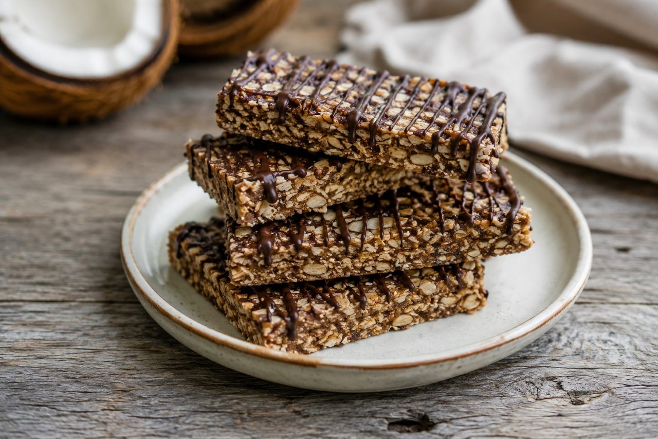 No-bake coconut granola bars: a snack, not a breakfast in disguise