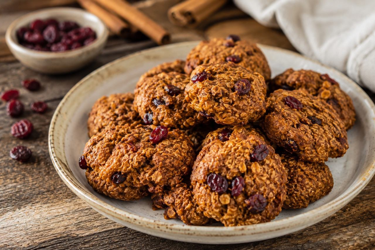 Holiday breakfast cookies: pumpkin, cassava, and dried fruit for a morning that wants dessert